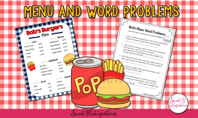 Help your students improve math skills with real-world activities. Let students calculate orders, estimate, use a spreadsheet, and more. They'll learn so much! Your 1st, 2nd, 3rd, and 4th grade students will fall in love with this project based learning unit. It's a great way for them to get real life skills in a fun, engaging manner. Click through now to see all the details. {first, second, third, fourth graders, PBL, real world, real-life, creative writing, fractions}