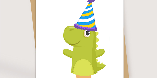 Cute Crocodile Printable Birthday Card (FREE) - DIY WITH HARSHIT