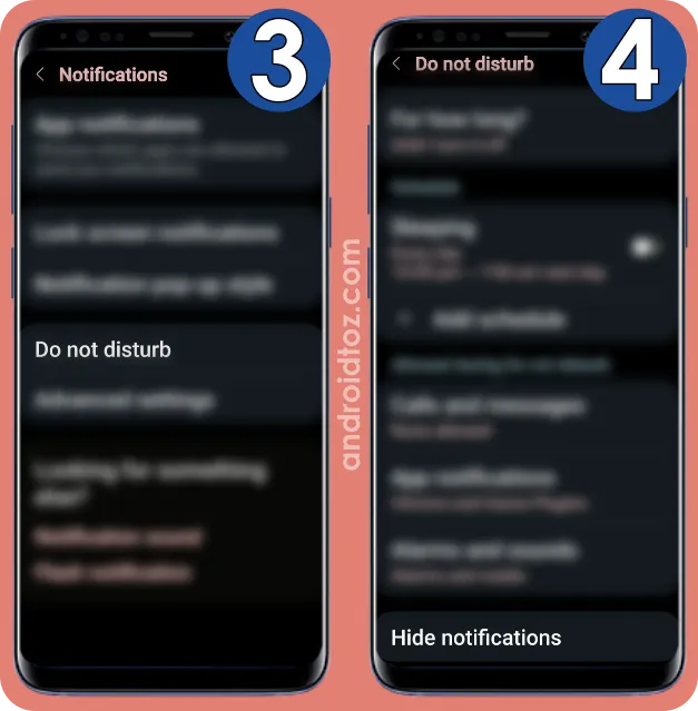 Steps to Block All Notifications on Samsung Phones and Tablets Picture 2