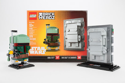 New York Comic Con 2017 Exclusive Star Wars Boba Fett with Han Solo in Carbonite BrickHeadz Box Set by LEGO