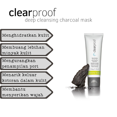 clear proof deep cleansing charcoal mask mary kay