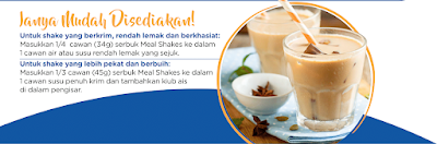 Resepi Cara Bancuh Air Meal Shakes Shaklee Untuk Anak-Anak