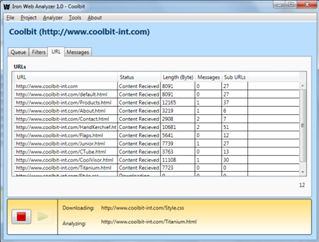 Iron Web Analyzer