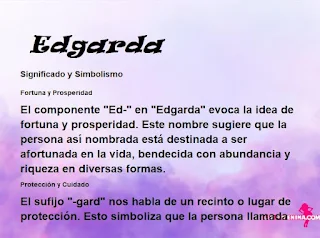 significado del nombre Edgarda