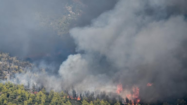 ΛΑΚΩΝΙΑ:Φωτιά τώρα στην ανατολική Μάνη