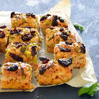  Focaccia de pimentos e tomate seco