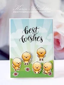 Sunny Studio Stamps: Chickie Baby Easter Cards by Karin Åkesdotter 