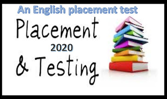 An English placement test