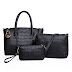 Tas Wanita Set Hitam 3 in 1 [KGTM820]