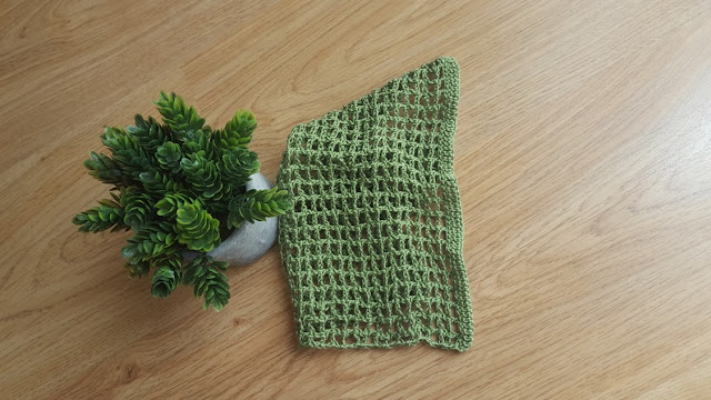 Basic Mesh Kitchen Cloth - free crochet pattern