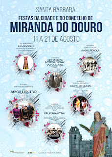 Programa Festas da cidade de Miranda do Douro 2016