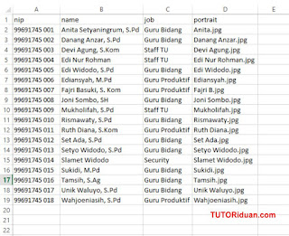 Data ID Card Otomatis