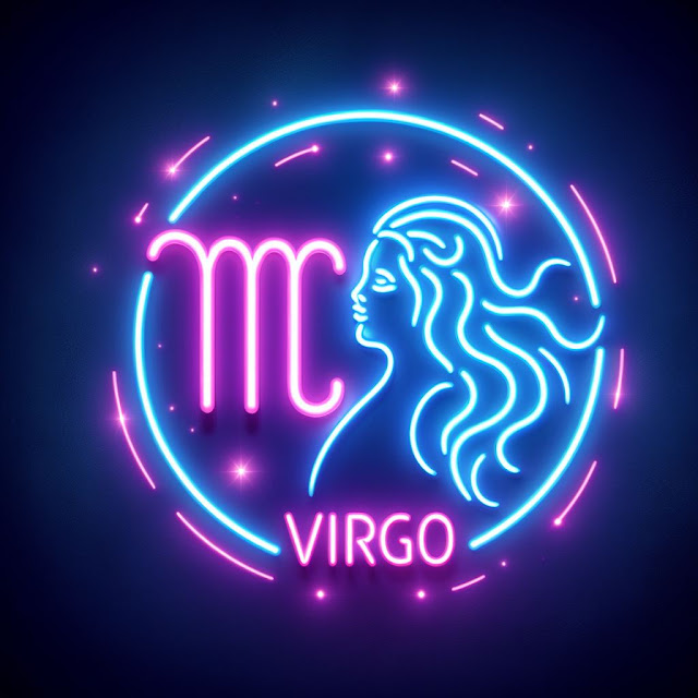 Virgo zodiac sign with symbols www.mylovebytes.ind.in