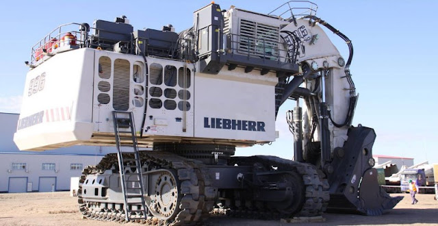 gambar truk bego  Liebherr 996 Shovel 