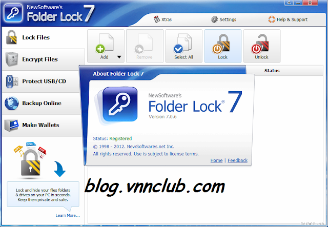 [MF] Folder Lock v7.0.6 - Phần mềm đặt pass folder thật đơn giản mà lại hiệu quả cao