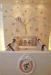 CUARTO DE BEBE PARA LA MAMA MODERNA via www.dormitorios.blogspot.com