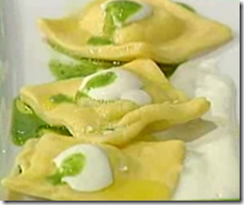Ravioli con ricotta e bieta