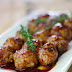 Chicken Apple Meatballs with Bourbon Sauce