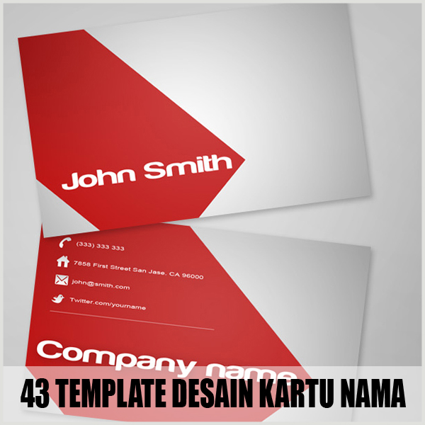 43 Template Desain Kartu Nama Bisnis Gratis Part 2 - Album 