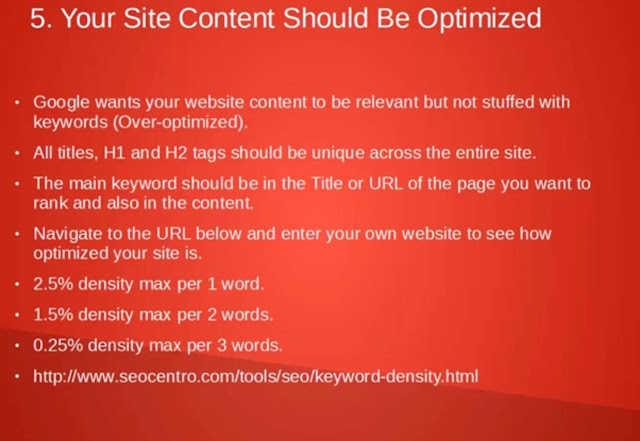 Content Optimized Site