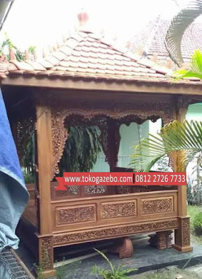 Gazebo Jati Ukir Khas Jepara