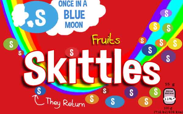 Download Skittles Wrapper Graphic Design