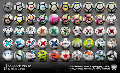 PES 2017 J_Ballpack_PES17 v.1 ( 50 Balls ) by Rookie Corpse