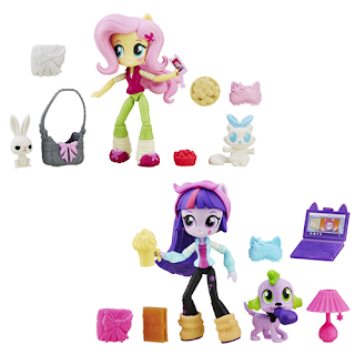 MLP Fluttershy and Twilight Sparkle Sleepover Equestria Girls Minis