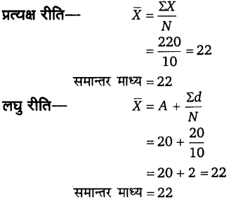 Solutions Class 11 अर्थशास्त्र में सांख्यिकी Chapter - 5  (केंद्रीय प्रवृत्ति की माप)