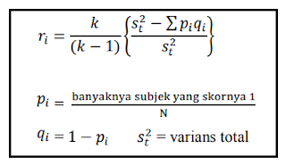 Rumus KR 20