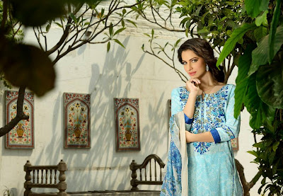 Khaadi Unstitched Embroidered Eid Collection 2013
