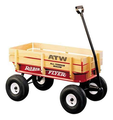 Radio Flyer All-Terrain Steel and Wood Wagon