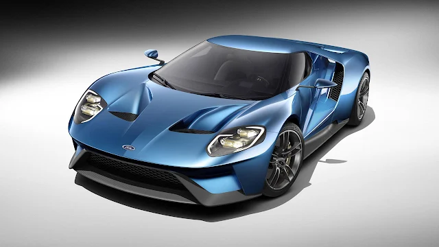 The carbon-fibre-bodied Ford GT