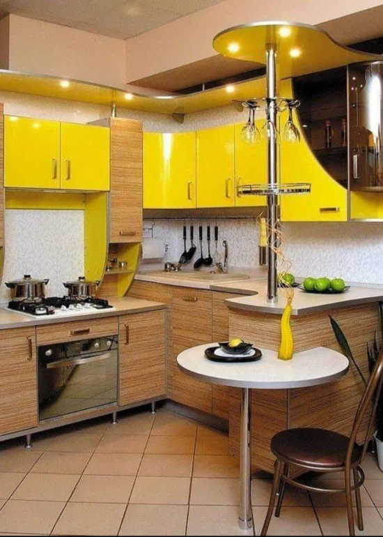 kombinasi warna kitchen set dapur