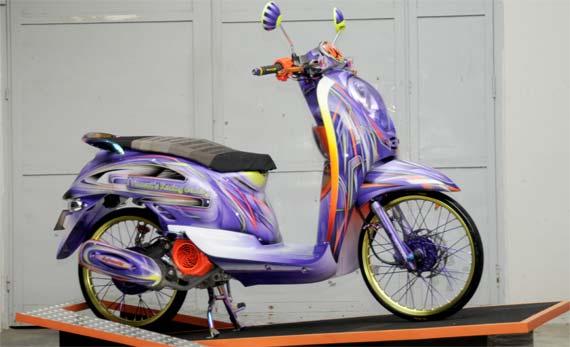 Contoh Modifikasi Honda Scoopy Modif Sepeda Motor 