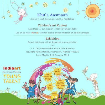 Khula Aasmaan by Indiaart - exhibition dates announced - 22nd to 24th January 2016