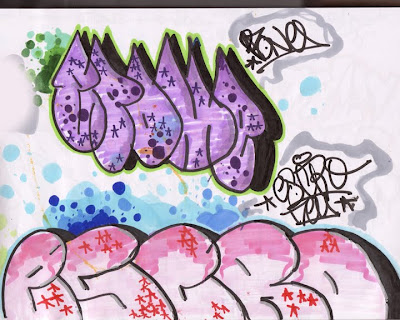 graffiti bubble letters