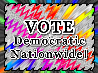 Vote Democratic Nationwide - meme - gvan42 - free art - pirate at will - copy and paste on social media - use in your own blog or webpage - by gvan42 gregvan purple64ets