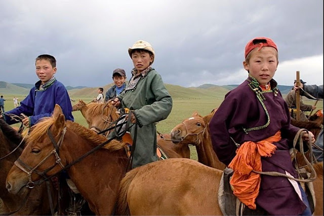 Mongolia Horses and Humans - Nice Photographs...