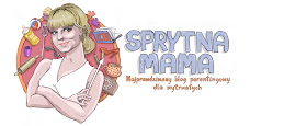 sprytna mama ilustracja logo na bloga urbaniak kobieta matka  portret