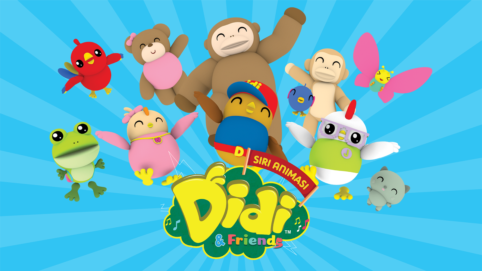 Siri Animasi Didi & Friends kini dalam bentuk DVD 