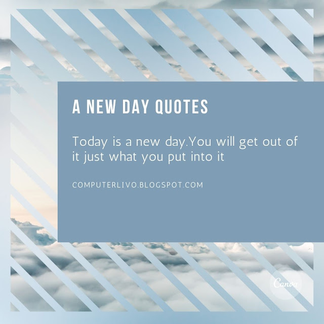 A New Day Quotes