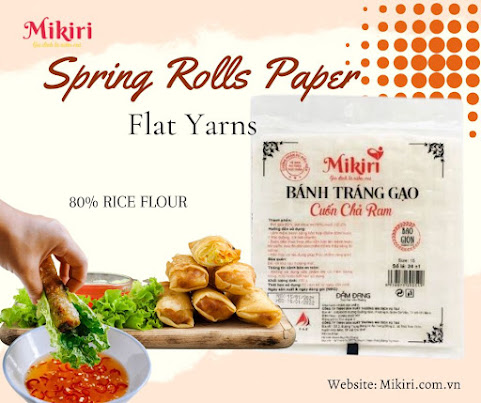 Bánh tráng cuốn ram Mikiri - Nguyên liệu cho chả giò giòn ngon BANH-CHA-RAM-MIKIRI