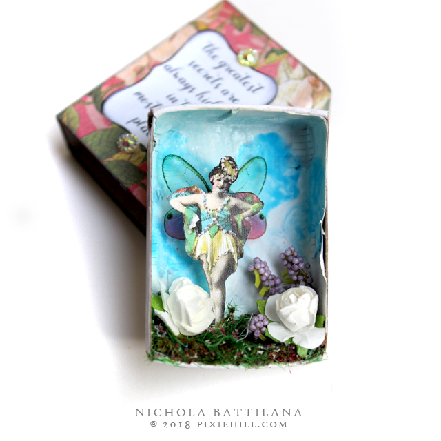 Paper fairy matchbox - Nichola Battilana