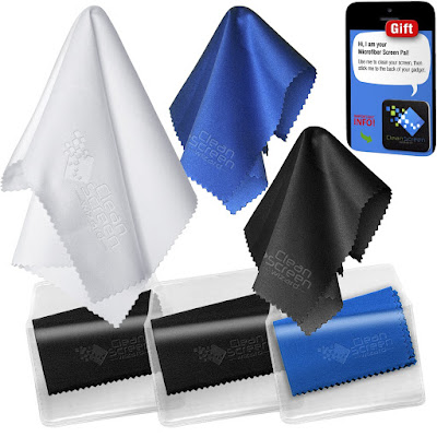 Clean screen wizard microfiber cloth