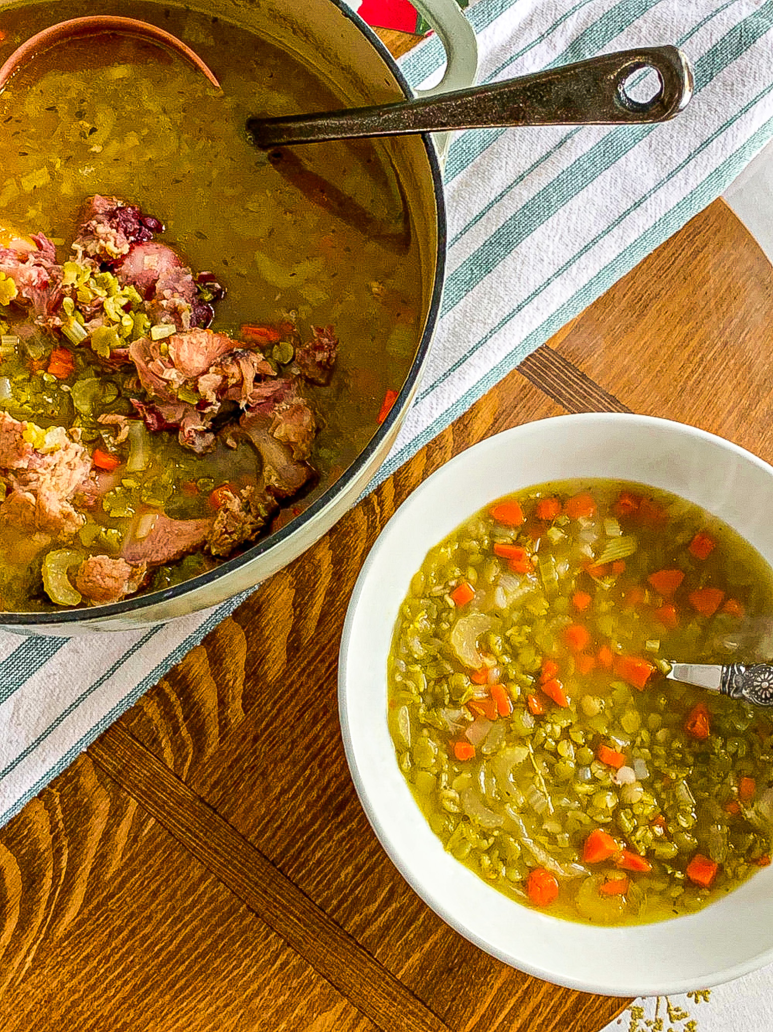 Hearty Instant Pot Split Pea Soup - Green Healthy Cooking