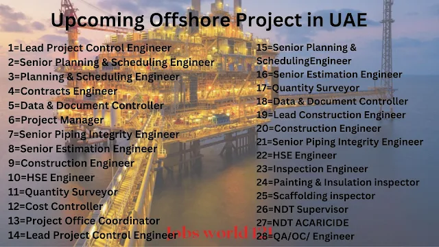 Upcoming Offshore Project in UAE