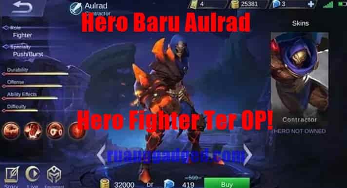 Hero Baru Aulrad atau Aldous : Story dan Tanggal Rilis Server Global