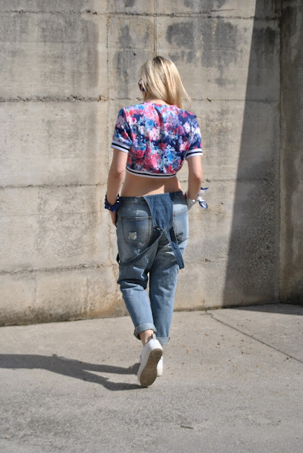 crop top a fiori come abbinare il crop top abbinamenti crop top mariafelicia magno fashion blogger colorblock by felym fashion blog italiani fashion blogger italiane blogger italiane ragazze bionde outfit giugno 2016 influencer italiane 