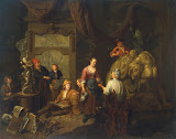 Studio of a Sculptor by Balthasar van den Bossche - Genre Paintings from Hermitage Museum